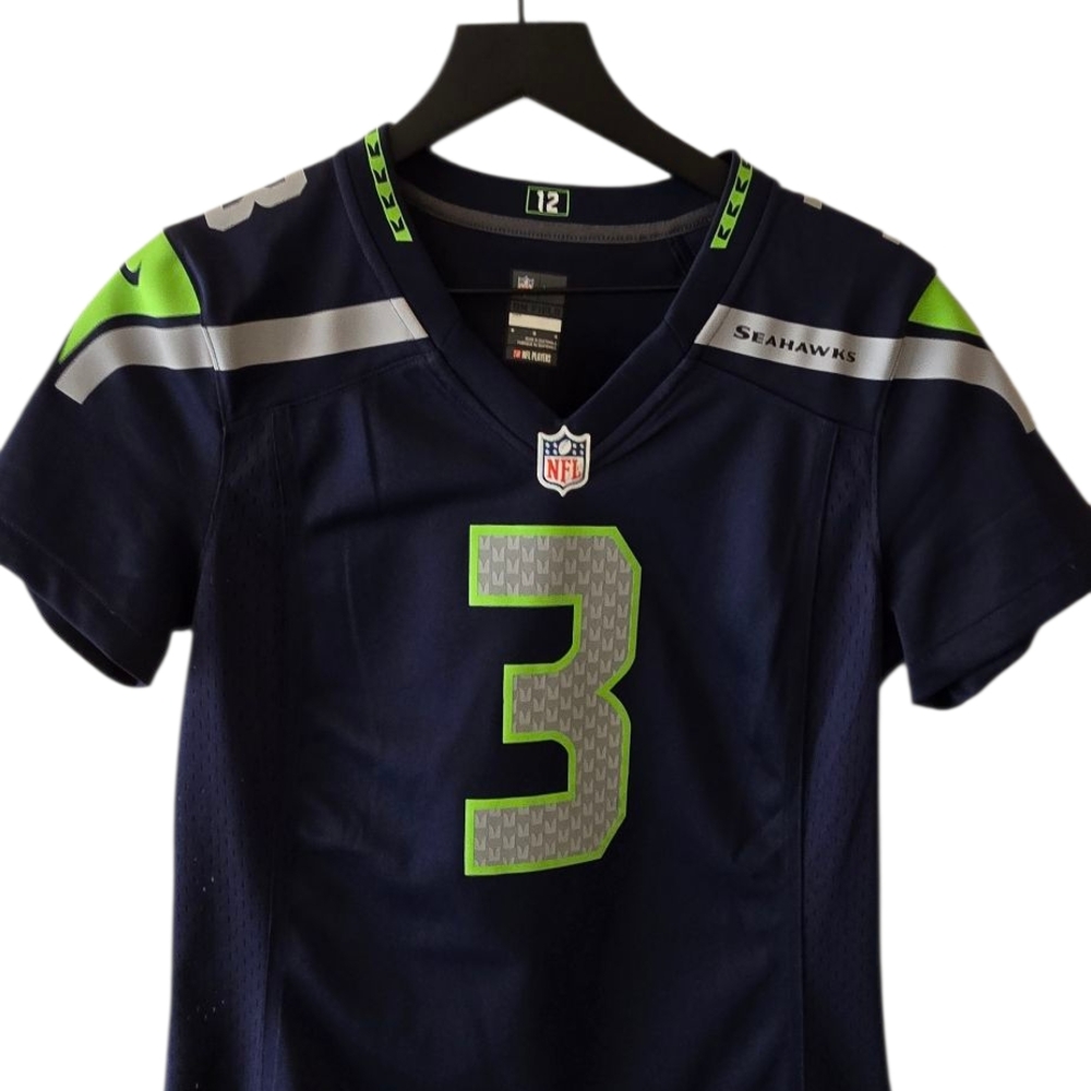 SOLD Nike Blue and Green Seahawks Jersey